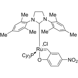 [1,3-Bis(2,4,6-trimethylphenylimidazolidin-2-ylidene)(tricyclohexylphosphine)-(2-oxo-5-nitrobenzylidene)ruthenium(II)