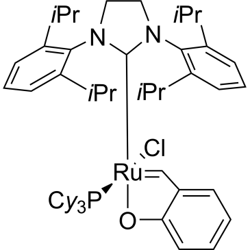 [1,3-Bis(2,6-di-i-propylphenyl)imidazolidin-2-ylidene)(tricyclohexylphosphine)-(2-oxobenzylidene)ruthenium(II)