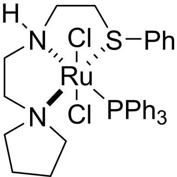Dichloro[rel-[N(S)]-N-[2-[(R)-phenylthio-κS]ethyl]-[1-pyrrolidineethanamine-κNN1,κN1](triphenylphosphine)ruthenium(II)