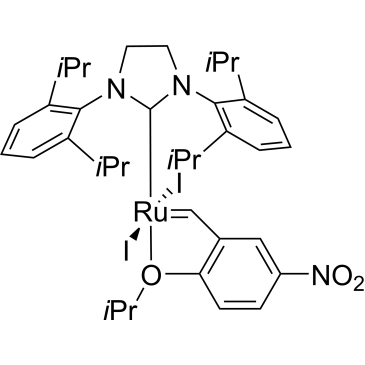 [1,3-Bis(2,6-di-i-propylphenyl)imidazolidin-2-ylidene)(2-i-propoxy-5-nitrobenzylidene) ruthenium(II) diiodide