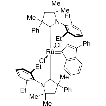 Bis(1-(2,6-diethylphenyl)-3,5,5-trimethyl-3-phenylpyrrolidin-2-ylidene)(3-phenyl-1H-inden-1-ylidene)ruthenium(II) dichloride