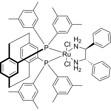 Dichloro[(R)-(-)-4,12-bis(di(3,5-xylyl)phosphino)-[2.2]-paracyclophane][(1S,2S)-(-)-1,2-diphenylethylenediamine]ruthenium(II)