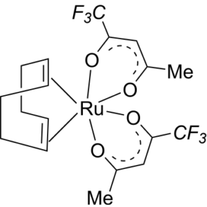 Bis(1,1,1-trifluoro-2,4-pentanedionato)(1,5-cyclooctadiene)ruthenium(II)