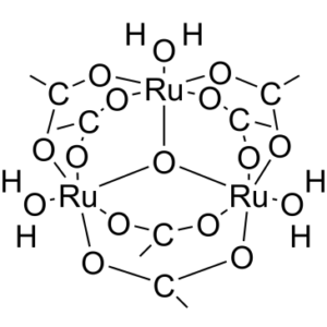 Hexakis[μ-(acetato-O:O’)]-triaqua-μ3-oxotriruthenium(III)