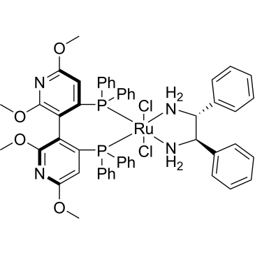 Dichloro[(R)-(+)-2,2′,6,6′-tetramethoxy-4,4′-bis(diphenylphosphino)-3,3′-bipyridine][(1R,2R)-(+)-1,2-diphenylethylenediamine]ruthenium(II)