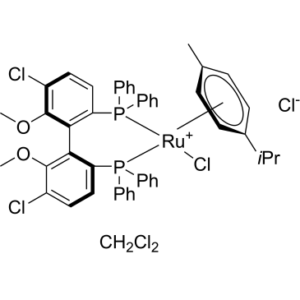 Chloro[(S)-(-)-5,5′-dichloro-6,6′-dimethoxy-2,2′-bis(diphenylphosphino)-1,1′-biphenyl](p-cymene)ruthenium(II) chloride CH2Cl2 adduct