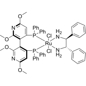 Dichloro[(S)-(-)-2,2′,6,6′-tetramethoxy-4,4′-bis(diphenylphosphino)-3,3′-bipyridine][(1S,2S)-(-)-1,2-diphenylethylenediamine]ruthenium(II)