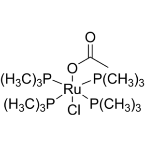 Chlorotetrakis(trimethylphosphine)ruthenium(II) acetate