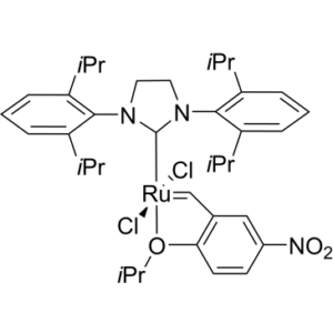 1,3-Bis(2,6-di-i-propylphenyl)imidazolidin-2-ylidene)(2-i-propoxy-5-nitrobenzylidene) ruthenium(II) dichloride