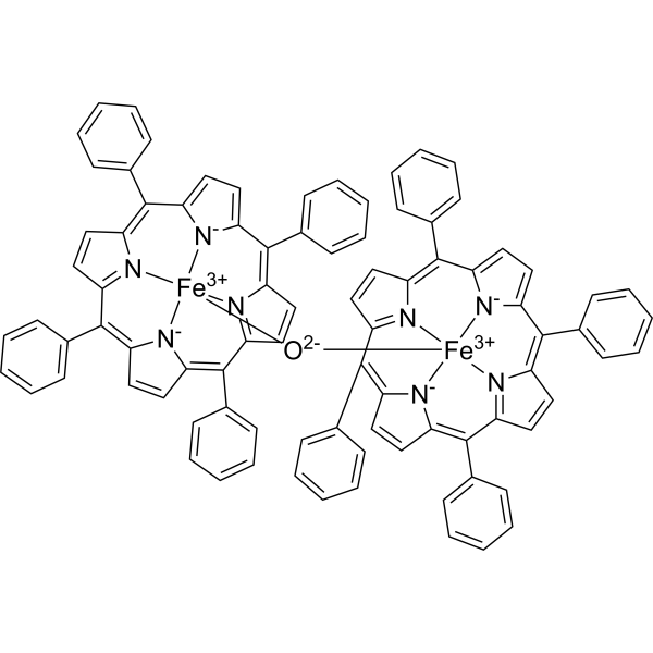 Iron(III) meso-tetraphenylporphine-^m-oxo dimer