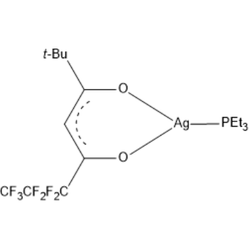 Triethylphosphine(6,6,7,7,8,8,8-heptafluoro-2,2-dimethyl-3,5-octanedionate)silver(I)