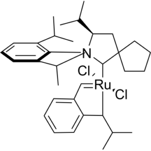(SP-5-41)-[2-[2,6-Bis(1-methylethyl)phenyl]-3-(1-methylethyl)-2-azaspiro[4.5]dec-1-ylidene]dichloro[[2-(1-methylethoxy-κO)phenyl]methylene-κC]ruthenium