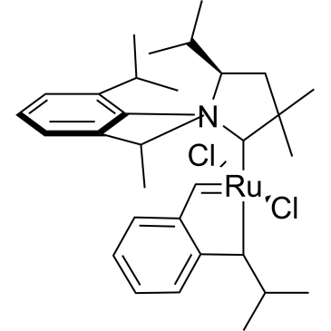 (SP-5-41)-[1-[2,6-Bis(1-methylethyl)phenyl]-3,3-dimethyl-5-(1-methylethyl)-2-pyrrolidinylidene]dichloro[[2-(1-methylethoxy-κO)phenyl]methylene-κC]ruthenium