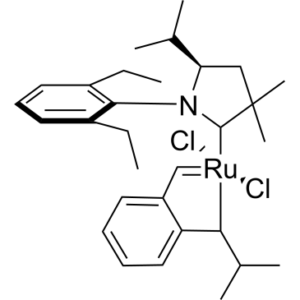 (SP-5-41)-Dichloro[1-(2,6-diethylphenyl)-3,3-dimethyl-5-(1-methylethyl)-2-pyrrolidinylidene][[2-(1-methylethoxy-κO)phenyl]methylene-κC]ruthenium