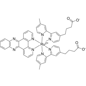 Ruthenium, (dipyrido[3,2-a:2′,3′-c]phenazine-κN4,κN5)bis(4′-methyl[2,2′-bipyridine]-4-butanoato-κN1,κN1′)-