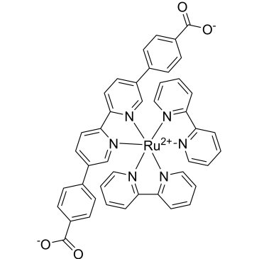 Ruthenium, Bis(2,2′-bipyridine-κN1,κN1′)[[4,4′-([2,2′-bipyridine]-5,5′-diyl-κN1,κN1′)bis[benzoato]](2-)]-, (OC-6-22)-