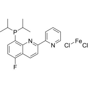 Dichloro[8-(diisopropylphosphino)-5-fluoro-2-(2-pyridinyl)quinoline]iron(II)