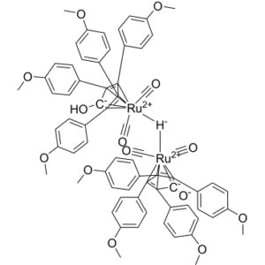 Tetracarbonyl-μ-hydro[(1,2,3,4,5-η)-1-hydroxylato-2,3,4,5-tetrakis(4-methoxyphenyl)-2,4-cyclopentadien-1-yl][(1,2,3,4,5-η)-1-hydroxy-2,3,4,5-tetrakis(4-methoxyphenyl)-2,4-cyclopentadien-1-yl]diruthenium