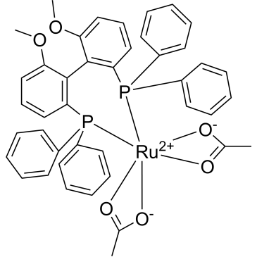 (OC-6-22)-Bis(acetato-κO,κO′)[1,1′-[(1S)-6,6′-dimethoxy[1,1′-biphenyl]-2,2′-diyl]bis[1,1-diphenylphosphine-κP]]ruthenium