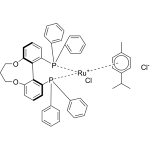 Chlorine{(S)-(+)-1,13-bis(diphenylphosphino)-7,8-dihydro-6H-dibenzo[f,h][1,5]dioxins}(p-cymene)ruthenium (II) chloride,[rucl(p-cymene).