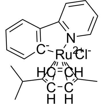 Chloro[(1,2,3,4,5,6-η)-1-methyl-4-(1-methylethyl)benzene][2-(2-pyridinyl-κN)phenyl-κC]ruthenium