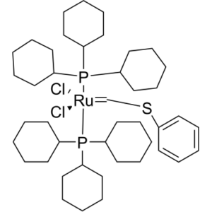 Bis(tricyclohexylphosphine)[(phenylthio)methylene]ruthenium (II) dichloride