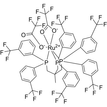 [3-Bis[3-(trifluoromethyl)phenyl]phosphanyl-2-[bis[3-(trifluoromethyl)phenyl]phosphanylmethyl]-2-methylpropyl]-bis[3-(trifluoromethyl)phenyl]phosphane,ruthenium(2+),2,2,2-trifluoroacetate