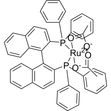 Bis(acetato-κO,κO’)[1,1′-(1S)-[1,1′-binaphthalene]-2,2′-diylbis[1,1-diphenylphosphine-κP]]ruthenium