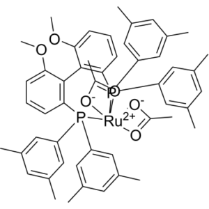 Ruthenium, bis(acetato-κO,κO’)[1,1′-[(1R)-6,6′-dimethoxy[1,1′-biphenyl]-2,2′-diyl]bis[1,1-bis(3,5-dimethylphenyl)phosphine-κP]]-, OC-6-22