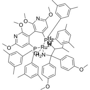 [(3R)-4,4′-Bis[bis(3,5-dimethylphenyl)phosphino-κP]-2,2′,6,6′-tetramethoxy[3,3′-bipyridine]][(2R)-1,1-bis(4-methoxyphenyl)-3-methyl-1,2-butanediamine-κN1,κN2]dichlororuthenium