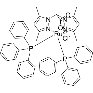 Bis(triphenylphosphino)[bis(3,5-dimethylpyrazol-1-yl)acetato]chlororuthenium(II)