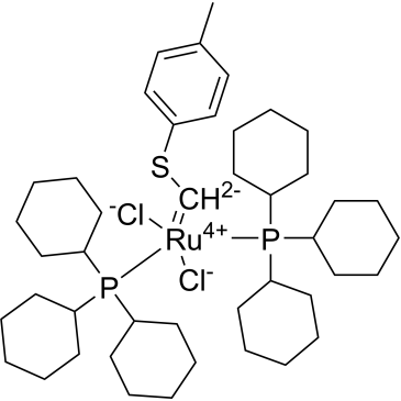 Bis(tricyclohexylphosphine)[(4-methylphenylthio)methylene]ruthenium(II) dichloride