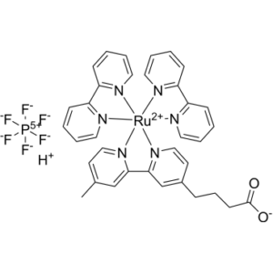 Bis(2,2′-bipyridyl)(4-methyl-4’-carboxypropyl-2,2′-bipyridyl) ruthenium(II) bishexafluorophosphate