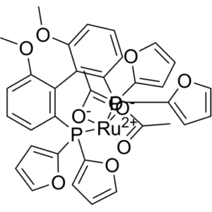 Ruthenium, bis(acetato-κO,κO’)[1,1′-[(1R)-6,6′-dimethoxy[1,1′-biphenyl]-2,2′-diyl]bis[1,1-di-2-furanylphosphine-κP]]-, OC-6-22