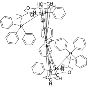 [μ-[(2R,2’S)-1,1′-bis[(4R)-4-(1,1-dimethylethyl)-4,5-dihydro-2-oxazolyl-κN3]-2,2′-bis(diphenylphosphino-κP)ruthenocene]]tetrachlorobis(triphenylphosphine)diRuthenium