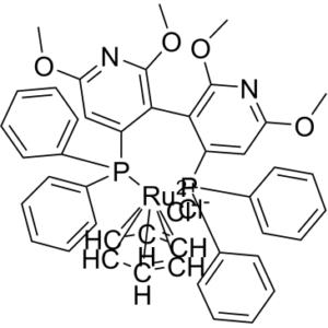 Ruthenium(1+), (η6-benzene)[(3S)-4,4′-bis(diphenylphosphino-κP)-2,2′,6,6′-tetramethoxy-3,3′-bipyridine]chloro-, chloride 1:1