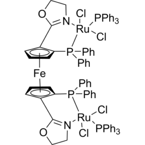 [μ-[(2R,2′S)-1,1′-Bis[(4S)-4-(1,1-dimethylethyl)-4,5-dihydro-2-oxazolyl-κN3]-2,2′-bis(diphenylphosphino-κP)ruthenocene]]tetrachlorobis(triphenylphosphine)diruthenium