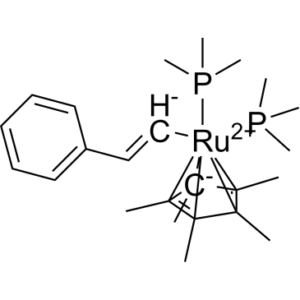 (η5-pentamethylcyclopentadienyl)(2-phenylethenyl)bis(trimethylphosphine)ruthenium