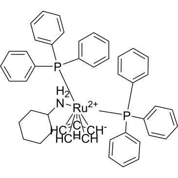 (Cyclohexanamine)(η5-2,4-cyclopentadien-1-yl)bis(triphenylphosphine)ruthenium(1+)