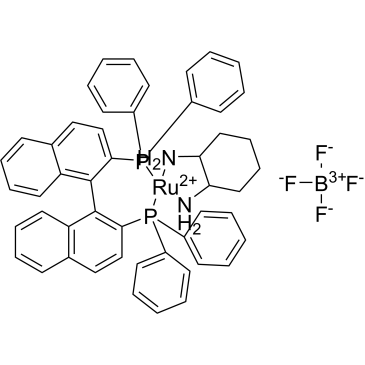 [2,2′-bis(diphenylphosphino)-1,1′-binaphthyl][(cyclohexane-1,2-diamine]ruthenium(II) tetrafluoroborate