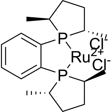 Dichloro(1,2-bis((2S,5S)-2,5 dimethylphospholanobenzene)(2-(diphenylphosphino)ethylamine)-ruthenium(II)