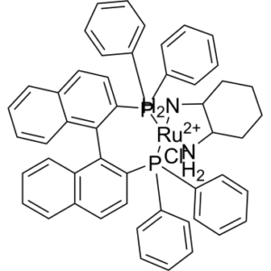Chloro[(R)-2,2′-bis(diphenylphosphino)-1,1′-binaphthyl][(1R,2R)-cyclohexane-1,2-diamine)]ruthenium(II)