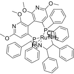 Ruthenium, [(3S)-4,4′-bis(diphenylphosphino-κP)-2,2′,6,6′-tetramethoxy-3,3′-bipyridine]dichloro[(1R,2R)-1,2-diphenyl-1,2-ethanediamine-κN1,κN2]