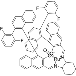 (SP-5-32)-Carbonyl[[(1R,1”R)-3,3”-[(1R,2R)-1,2-cyclohexanediylbis[(nitrilo-κN)methylidyne]]bis[2′-(2,6-difluorophenyl)[1,1′-binaphthalen]-2-olato-κO]](2-)]ruthenium