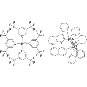 Chloro[(R)-2,2′-bis(diphenylphosphino)-1,1′-binaphthyl][(1R,2R)-cyclohexane-1,2-diamine]ruthenium(II) tetrakis[3,5-bis(trifluoromethyl)phenyl]borate