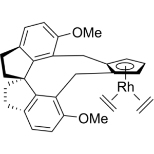 (Diethylene)(13bR)-7,13-Dimethoxy-1,2,3,4,10,12-hexahydro-8H-cyclopenta[5,6]cyclonona[1,2,3-cd:1,9,8-c’d’]diindene Rhodium(I)