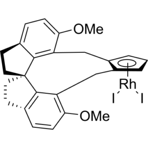 (Diiodo)(13bR)-7,13-Dimethoxy-1,2,3,4,10,12-hexahydro-8H-cyclopenta[5,6]cyclonona[1,2,3-cd:1,9,8-c’d’]diindene Rhodium(Ⅲ)