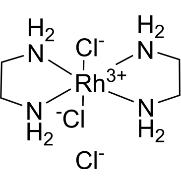 cis-Dichlorobis-1,2-diaminoethanerhodate(1-) chloride