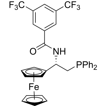 Ferrocene, [(1R)-1-[[3,5-bis(trifluoromethyl)benzoyl]amino]-2-(diphenylphosphino)ethyl]-