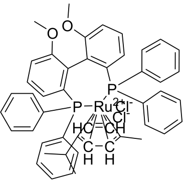Ruthenium(1+), chloro[[(1R)-6,6′-dimethoxy[1,1′-biphenyl]-2,2′-diyl]bis[diphenylphosphine-κP]][(1,2,3,4,5,6-η)-1-methyl-4-(1-methylethyl)benzene]-, chloride